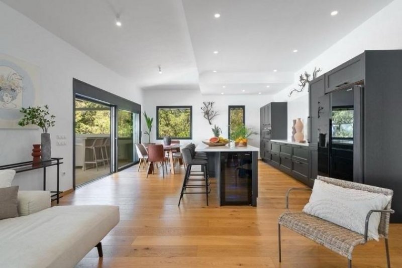 Chania Kreta, Chania: Luxuriöse Villa mit Meerblick und Gästestudio in Agios Matthaios zu verkaufen Haus kaufen